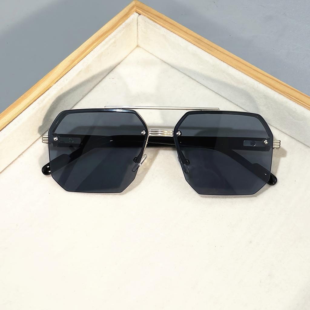 Vintage Square Sunglasses Woman Classic Retro Gradient Mirror Frameless Sun Glasses Female Fashion Rimless