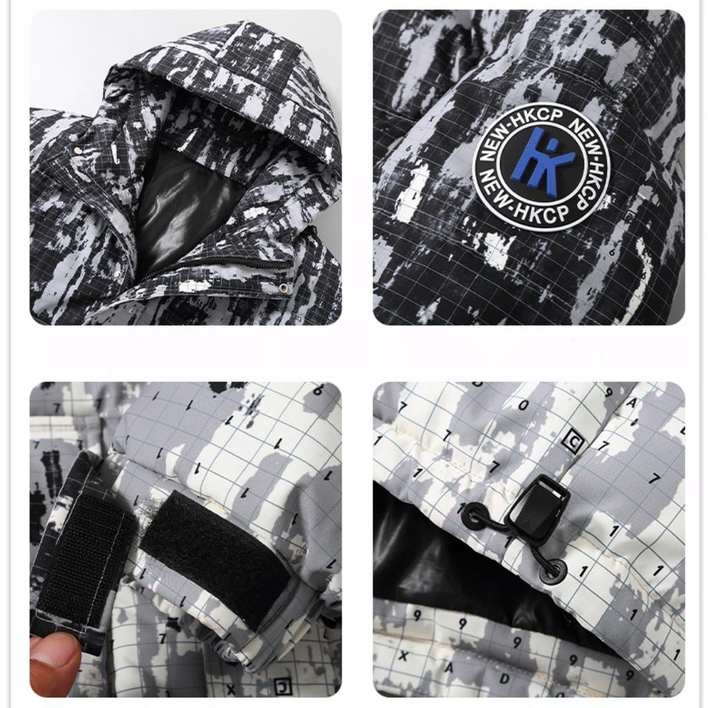 Plus Size Cotton Jacket Winter Thickened Cotton Jacket Fat Man Workwear Hooded Down Cotton Jacket Men 5XL-11XL