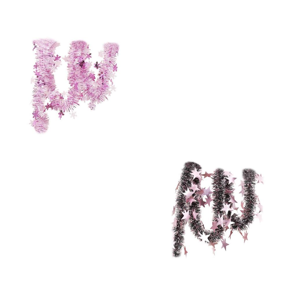 Christmas Tinsel Garland Strip Versatile Glitter Festival Party Supplies Decor New Year Fireplace Ceiling Stair Christmas Decor