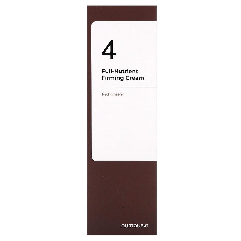 No.4 Full Nutrient Firming Cream, Red Ginseng, 60Ml(2.02Fl Oz)