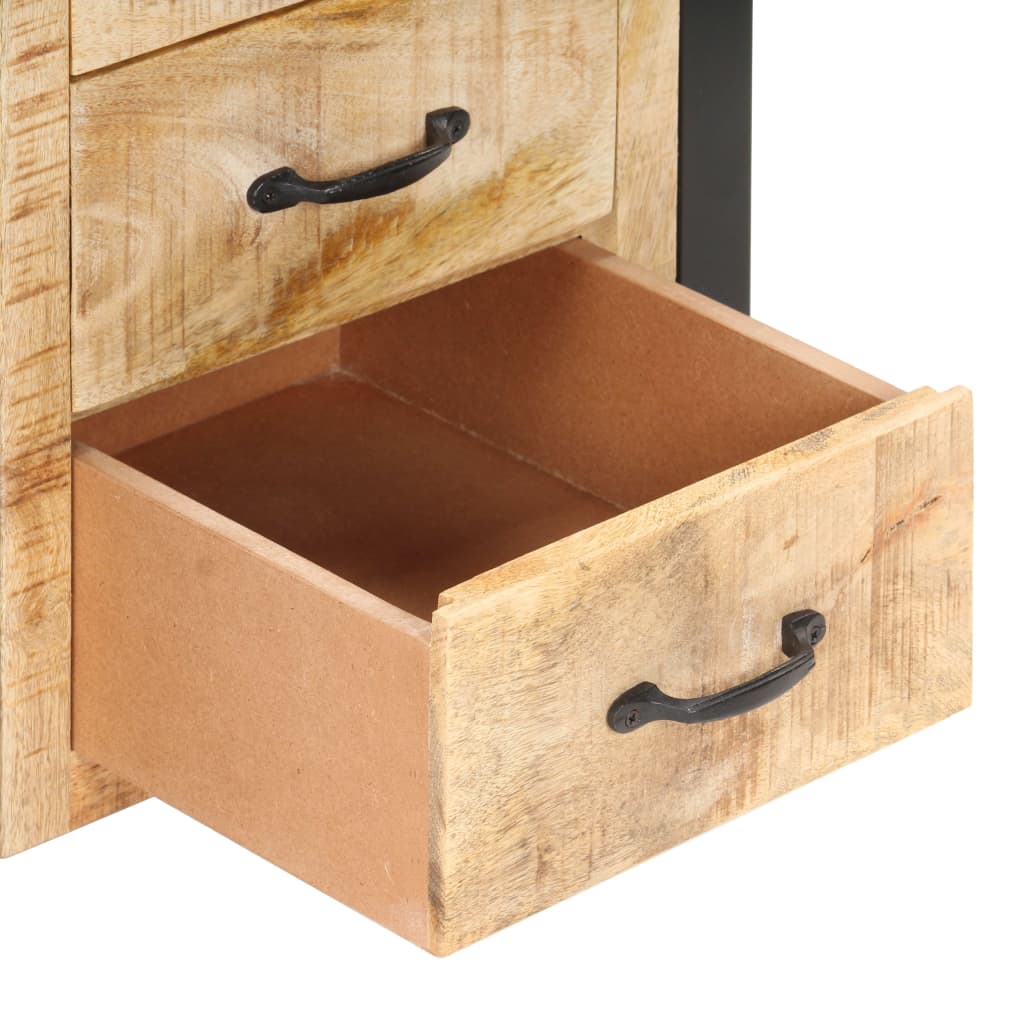 Nightstand 40 X 35 X 55 Cm Solid Mango Wood