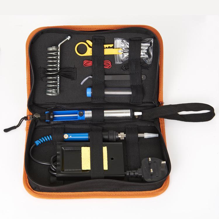 Soldering Iron Toolkit 60W, 220V/110V, with US/UK Plug & Cloth Bag