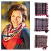 Écharpe Châle Élégante avec Franges Foulard Carré Foulard de Tête Idéal pour l'Extérieur