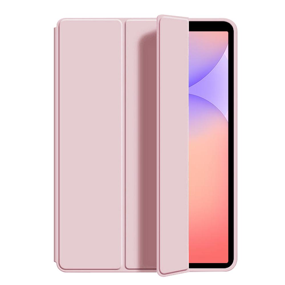 Pour Samsung Tab S11 Étui 11 pouces Magnétique Tri-pli Cuir TPU Intelligent Tablette Housse Funda Pour Galaxy Tab S11 SM-X730 SM-X736 Tab S11 11inch 2025 rose