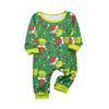 Parent-child Christmas Print Home Suit Long-sleeved Top And Pants