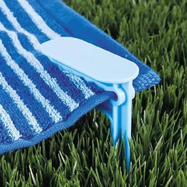4Pcs Picnic Mat Anchors Stakes Clamps Beach Mat Holder Picnic Blanket Rack Towel Sand Outdoor Camping Tool Enduring