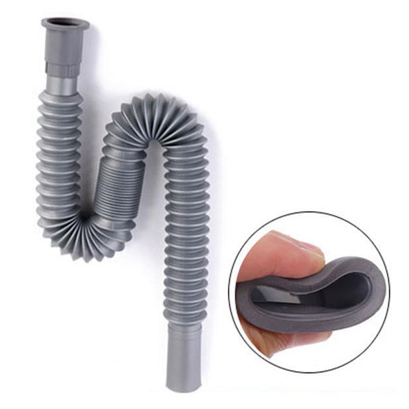 2Pcs Kitchen Sink Drain Pipe Sink Drain Hose Kitchen Accessories Strainer