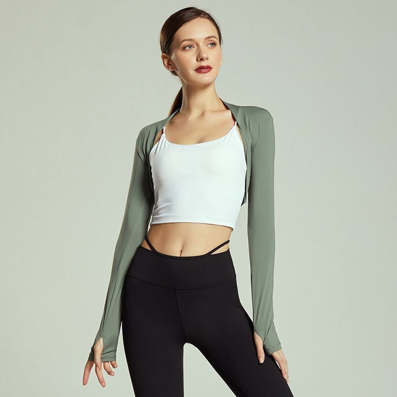 Kendall Same Dance Ballet Shawl Sports Top Women Cardigan Fitness Outerwear Short Elegant Small Waistcoat Women
