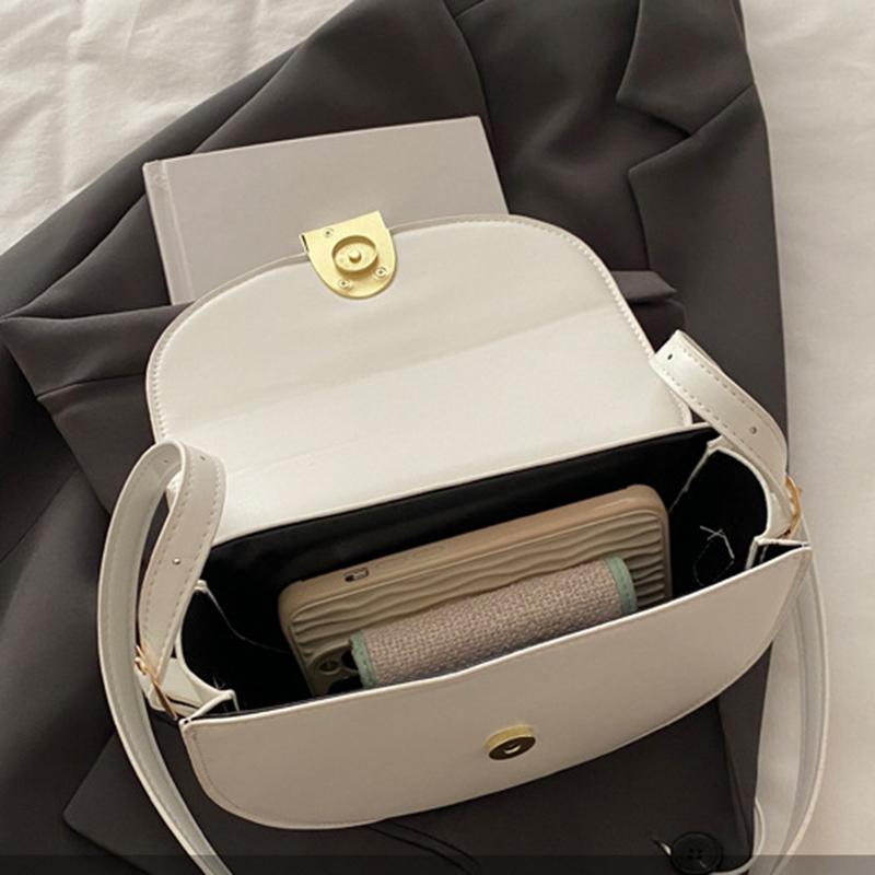 Retro Commuting Handbag Women High-end Saddle Bags Casual Versatile Single Shoulder Crossbody Bag For Daily Use CLE