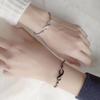 Black Mobius Loop Couple Bracelets Woven Hand Ropes For Men And Women Matching Pair Romantic Gift With