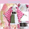 Kanroji Demon Slayer Mitsuri Clothing Cosplay Anime Party Costume Suit Perform
