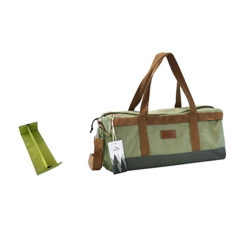 Handheld Type Camping Tool Storage Bag Shoulder Strap Tent Pegs Bag Ground Nail Bag  Barbecue