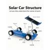 Solar Electric Mechanical Dog STEM DIY Educational Robot Toy Dual Power Mode