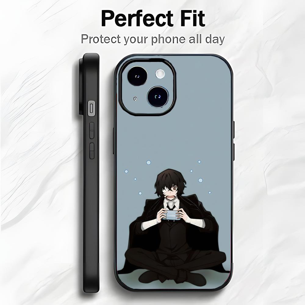 Cool Anime B-Bungo Stray Dogs Phone Case Phone Case Soft Packaging Lightweight For iPhone17 16 15 14 13ProMax