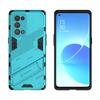 Shockproof Hard Case for OPPO Reno 6 Pro Plus Reno6 Z 5G Reno 6Z Punk Style Back Cover Casing with Kickstand