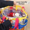 Nylon PVC Transparent Shoulder Bag Large Capacity Jelly Bag Cartoon Mesh Handbag  Shower
