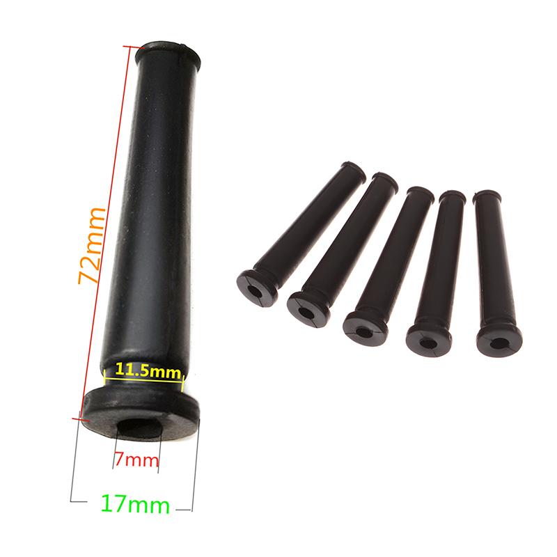 

5 шт. Защитная крышка для силового кабеля, резиновый протектор провода, кабельная оплетка, крышка-сапожок для защиты соединения кабеля угловой шлифмашины 7mm