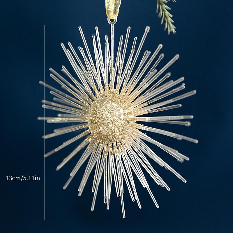 1 Stück Wiederverwendbar Neujahr Acryl Geschenk Weihnachten DIY Hängen Festival Dekoration Hochzeit Anhänger