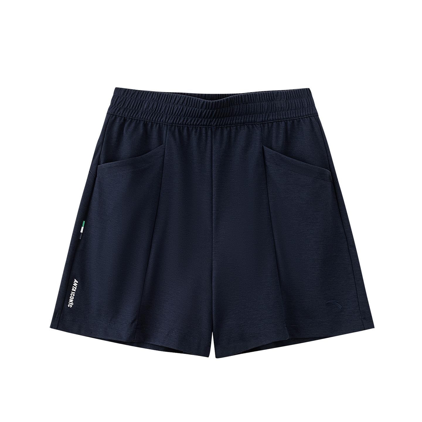 Anta Iconic Lifestyle Series Простые Удобные Модные Универсальные Легкие Дышащие Шорты Женские шорты 162638302-2 S