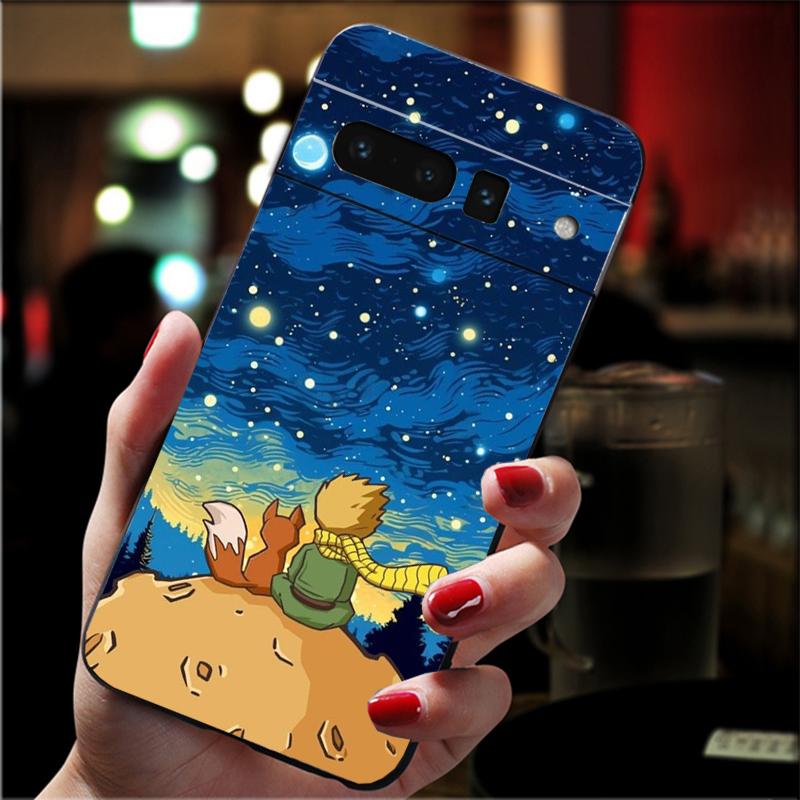 For Google Pixel 10 9 Pro XL Silicone Phone Soft Case For Google Pixel 9A 8A 7A 6A 5 Cover Shell The Little Prince