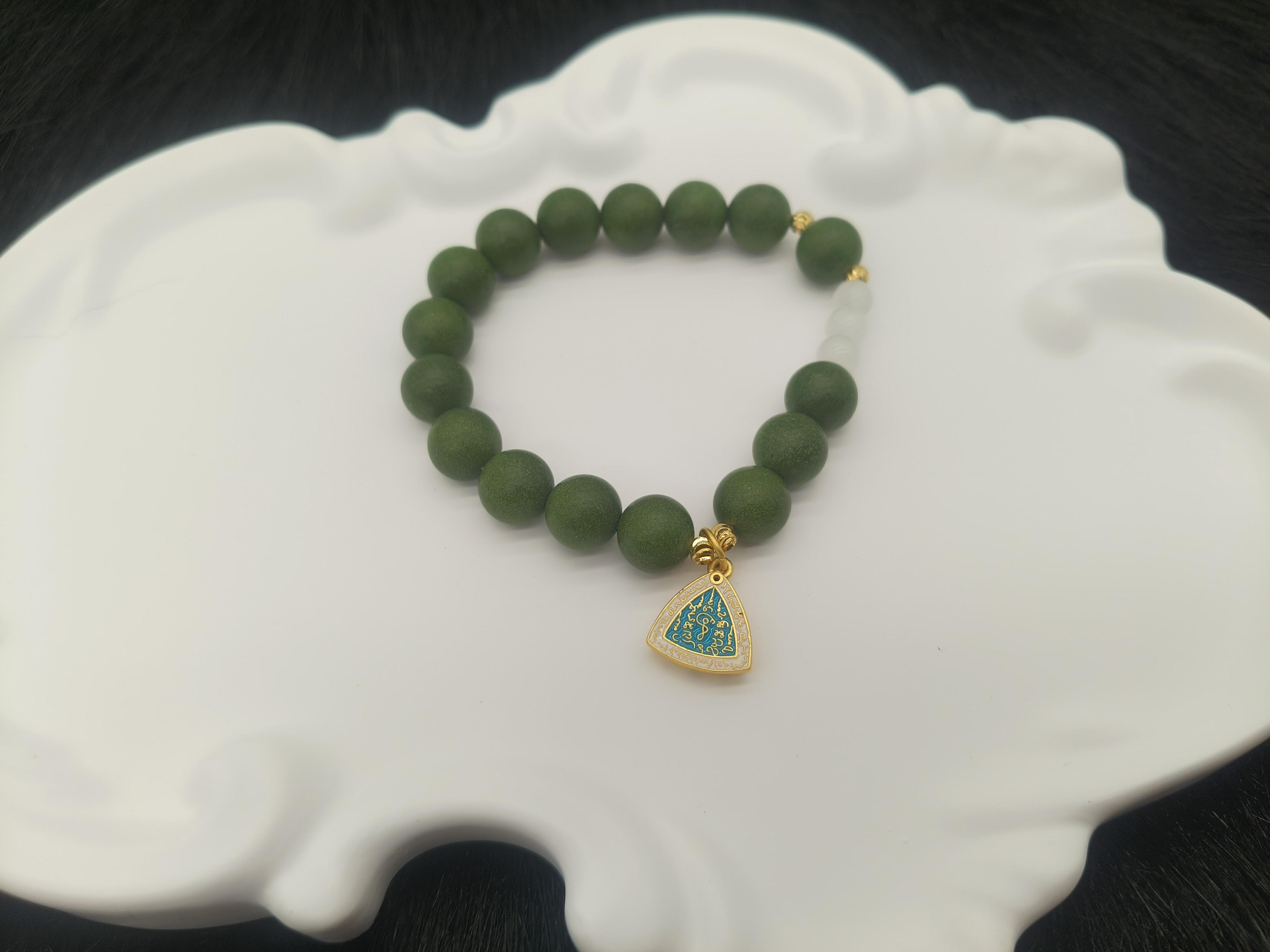 Jade Rose Zen Calm Incense Bracelet