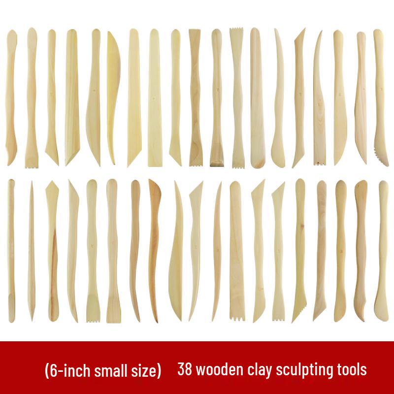 Zestaw narzędzi do rzeźbienia w glinie—Glinka olejowa, plastikowe nożyki do figurek DIY z gliny polimerowej i rzeźbienia w ceramice