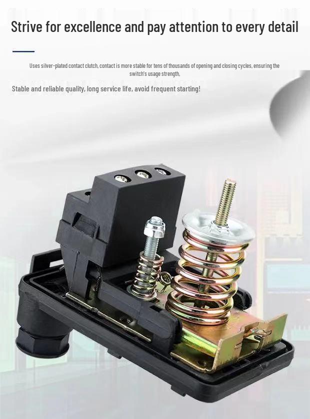 Automatic Self-Priming Water Pump Controller with Pressure Switch for Household Use
