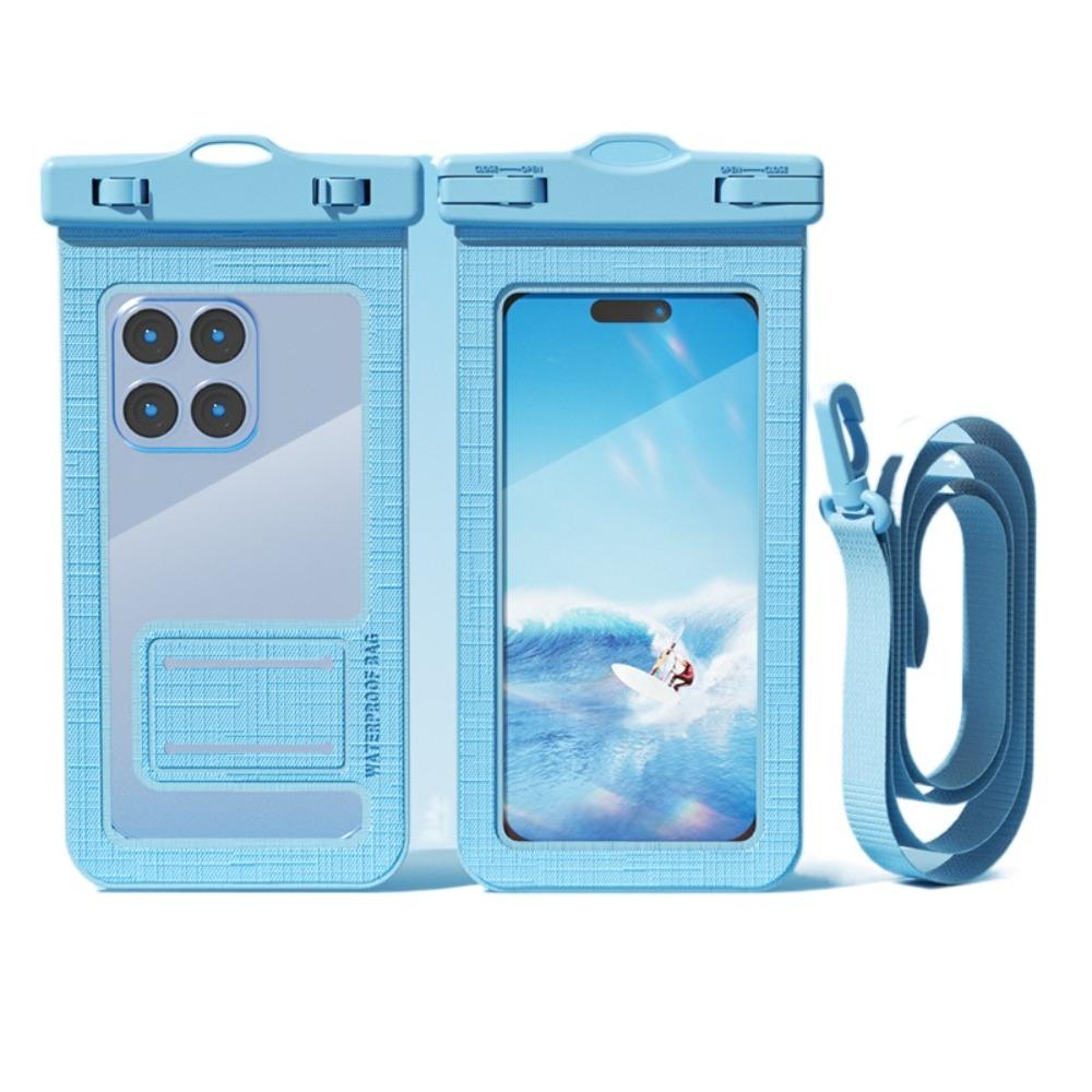 

Длинный шнурок для мобильного телефона водонепроницаемая сумка прозрачная для плавания водонепроницаемая сумка для телефона на открытом воздухе для путешествий синий