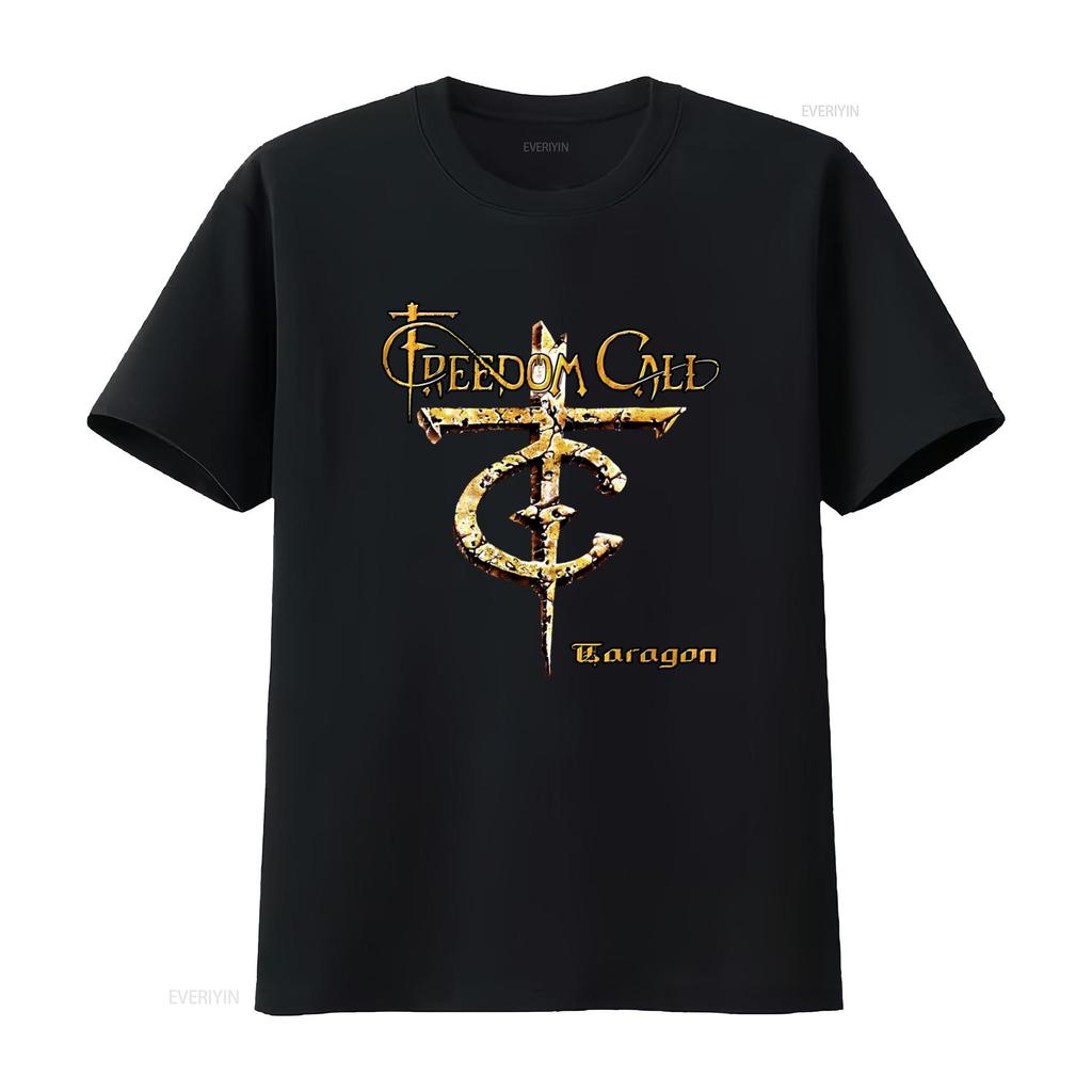 Freedom Call German Power Metal Band Taragon T Shirt S 2XL Long or s vintage Washed Stretched Breathable designer clothes homme
