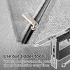 Zipper Jig Stainless Steel Zipper Assist Jig Tailor Shop Clothing Store Zipper Slider Tool Portable Zipper Installation Tool