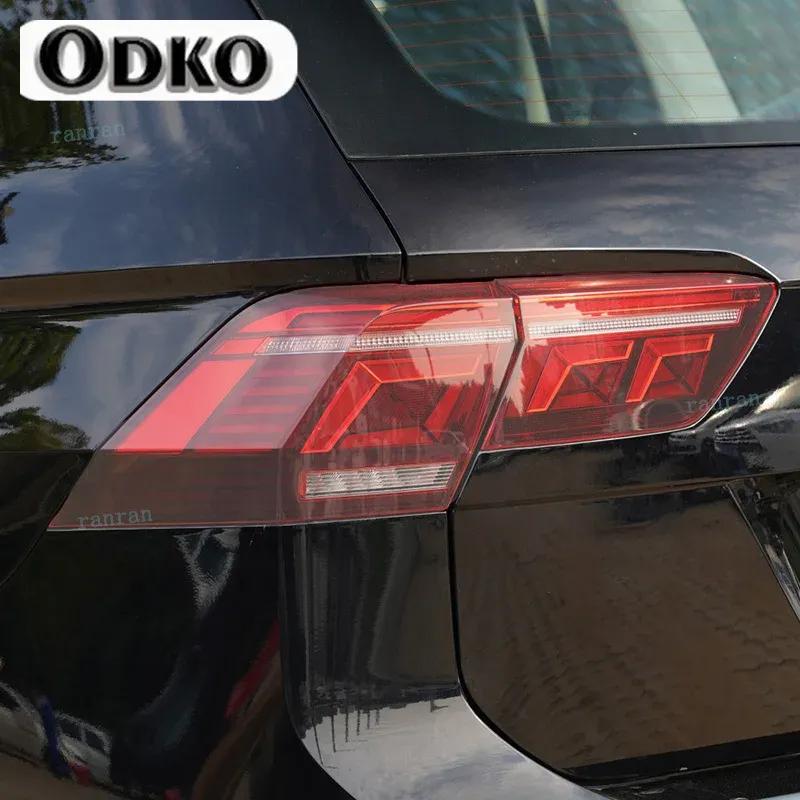 Car Headlight Tint Smoked Black Protective Film TPU Stickers For Tiguan Facelift -Present Accessories Anti-Scratch Repair