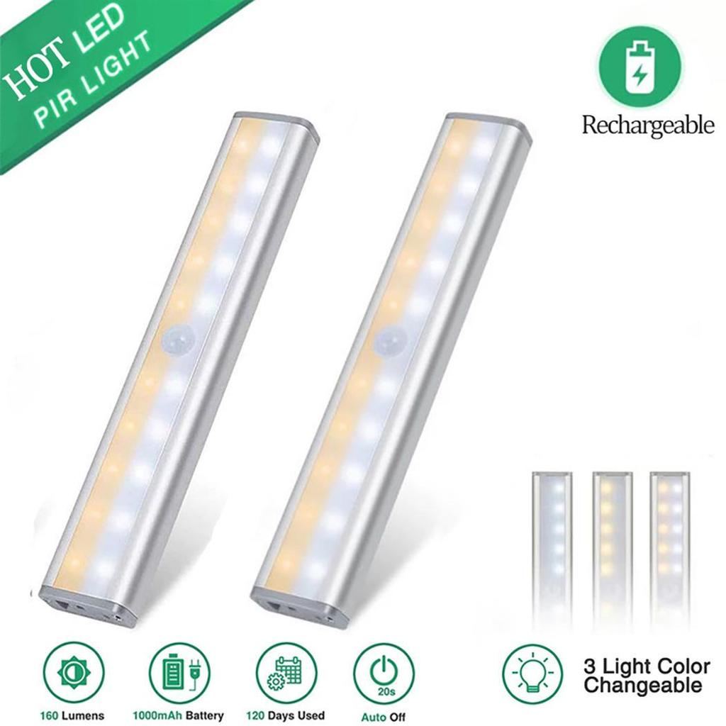 Spot USB Rechargeable Magnetic LED Wardrobe Light with Motion Sensor and Light Control