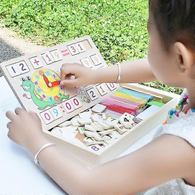 Snail Arithmetic Learning Box Early Learning Writing Board Wooden Toy For Kids