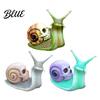 Resin Skull Statue Halloween Snail Statue Gothic Home Decor Creative Crafts Spooky Yard Art Ornaments for Outdoor Garden Patio Lawn Porch