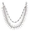 European & American Punk Fishbone Spikes Cross Waist Chain Pants Accessory