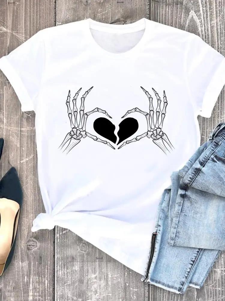 Witch Style Cute 90s Fall Autumn Style Halloween Thanksgiving Tees Ladies Clothing Clothes T Women Graphic Print Tshirts