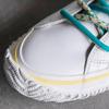 S size Sneakers for men and women [Spingle] SP-1045 White/Yellow (24.5cm)