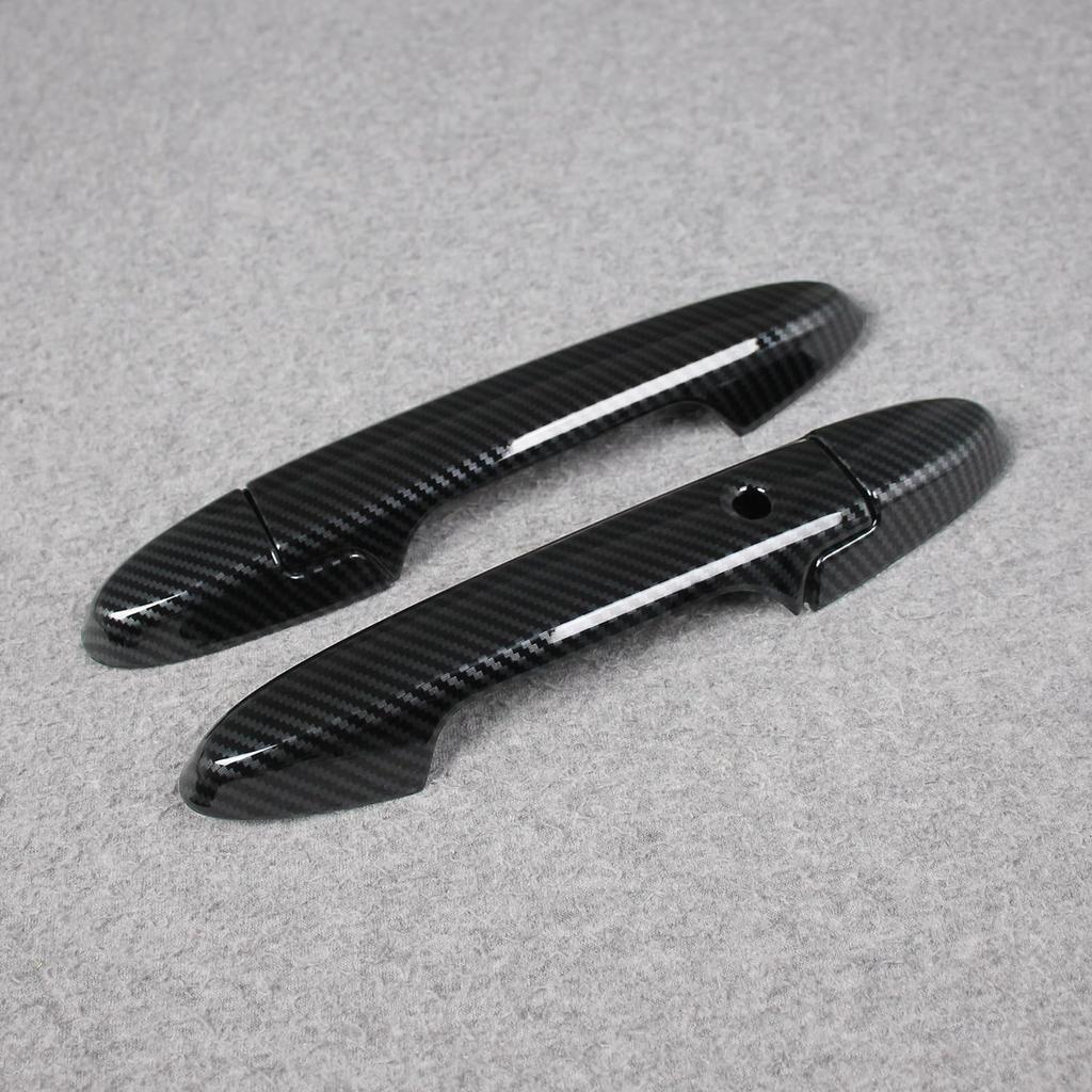 RUIQ Exterior Outer Door Handle Covers for the New Honda DG5 Full Coverage Designed Exclusively for the Honda WRV Carbon Fiber WR-V Series, Type,