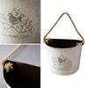 Home Decoration Iron Planter Hanging Metal Bucket Flower Pot Wall Mounted