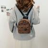 Lightweight Shoulder Bag Corduroy Bow Rucksack Cute Student School Bag  Women