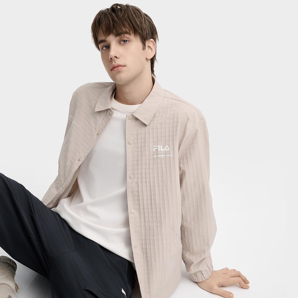 New FILA Shirts Men's Sparrow Oat F11M439402FLK