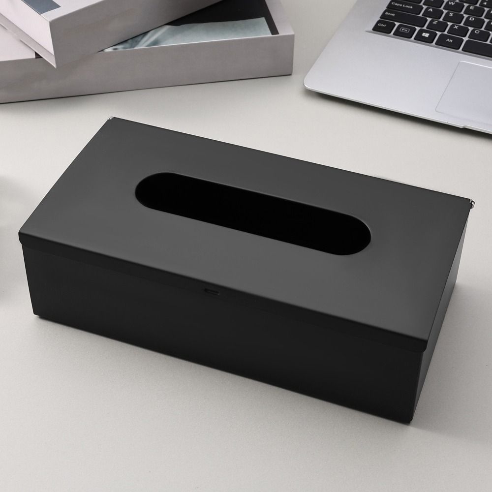 Rechteckige Edelstahl-Taschentuchbox zur Wandmontage Wasserdichte Papiertuchbox Elegante Minimalistische Servietten-Aufbewahrungsbox