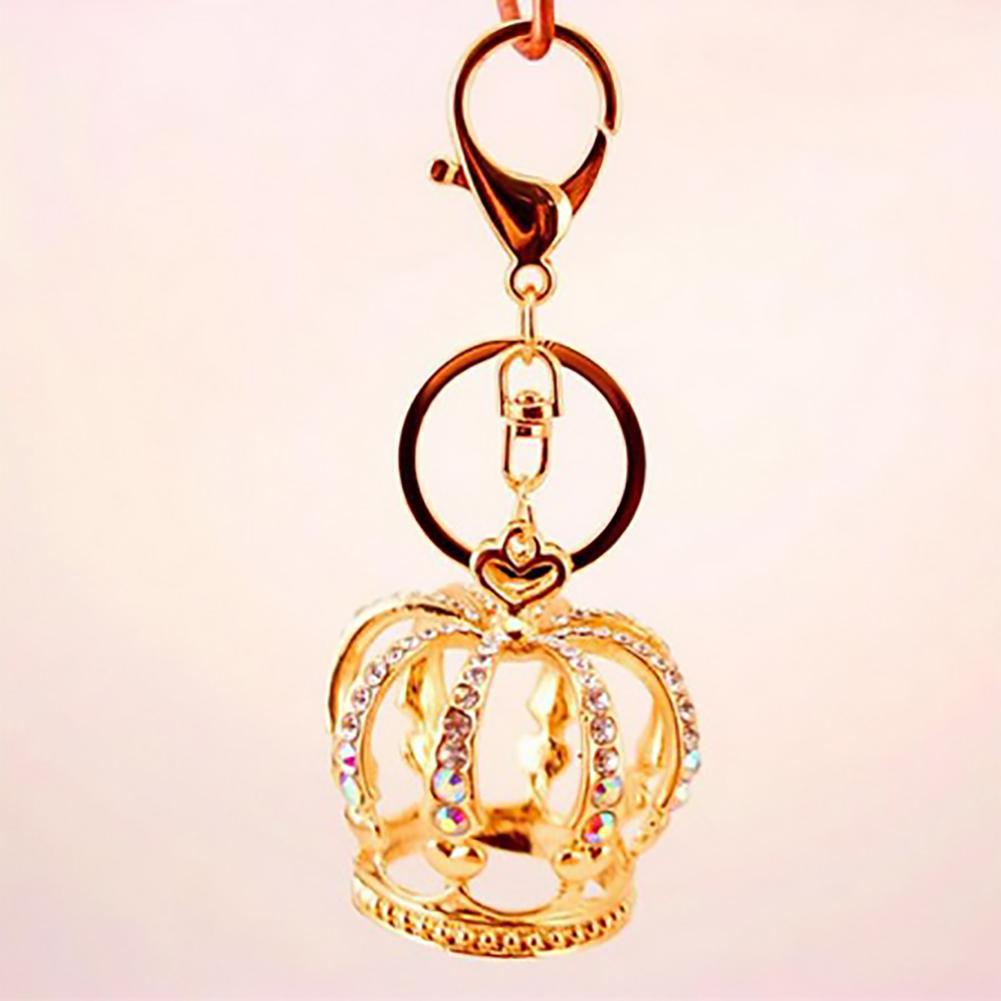 

Модный аксессуар, брелок для ключей, блестящие стразы, украшение в форме короны, кулон, брелок