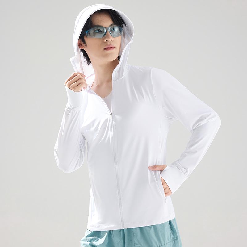 UPF 50+ Anti-UV Ice Silk Summer Jacket - Breathable, Thin, Unisex Cycling Sun Protection for Women and Men.