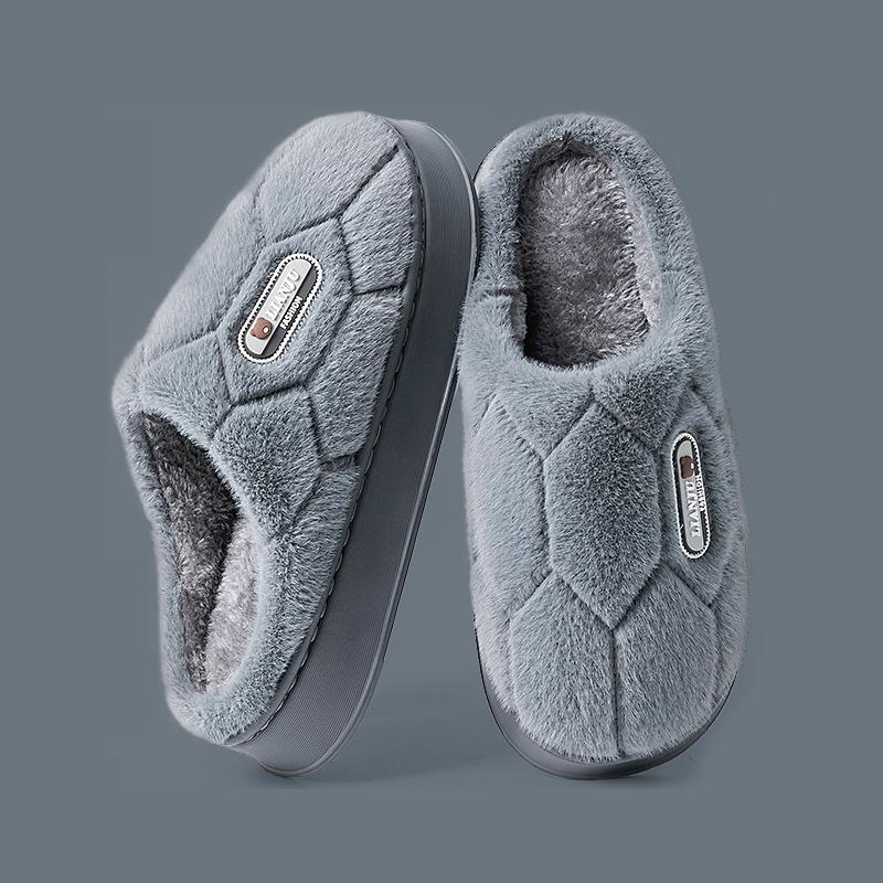 Trend Winter Couple Indoor Non-slip For Men Women Flip Flops Warm Slippers Home Slides Casual bedroom Soft Shoes Big Size 50 51