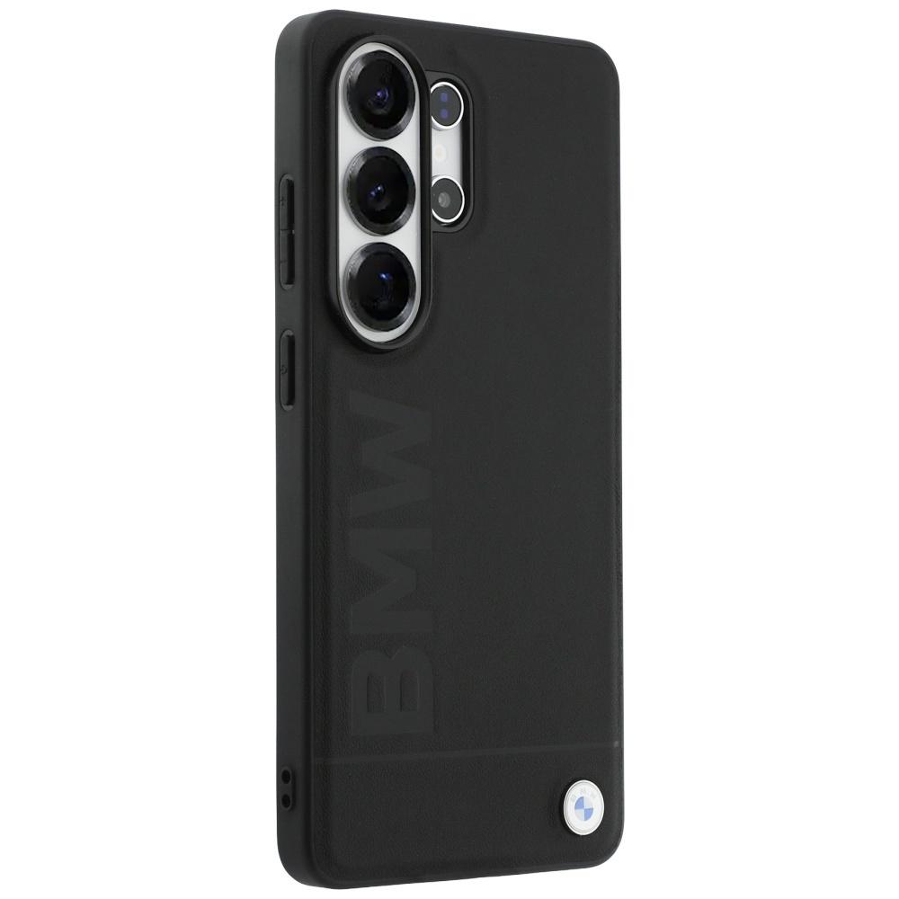 BMW Leather Hot Stamp MagSafe Case for Samsung Galaxy S26 Ultra Black