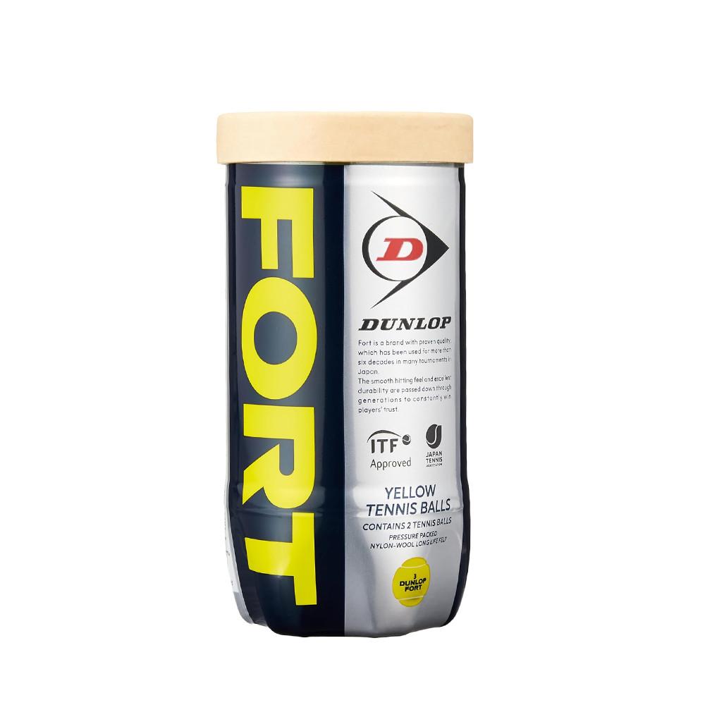 

Тенісні м ячі Dunlop Fort DFFYL2TIN 2 м ячі