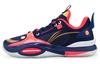 All City 10 Basketball Shoes Men's Low Top Blue/Red ABAS009-25
