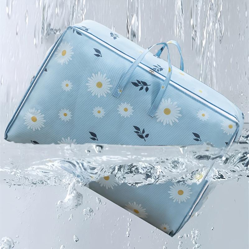 Borsa portaoggetti grande per trapunte, borsa portaoggetti pieghevole di grande capacità, adatta per riporre vestiti da viaggio e per riporre il bucato.