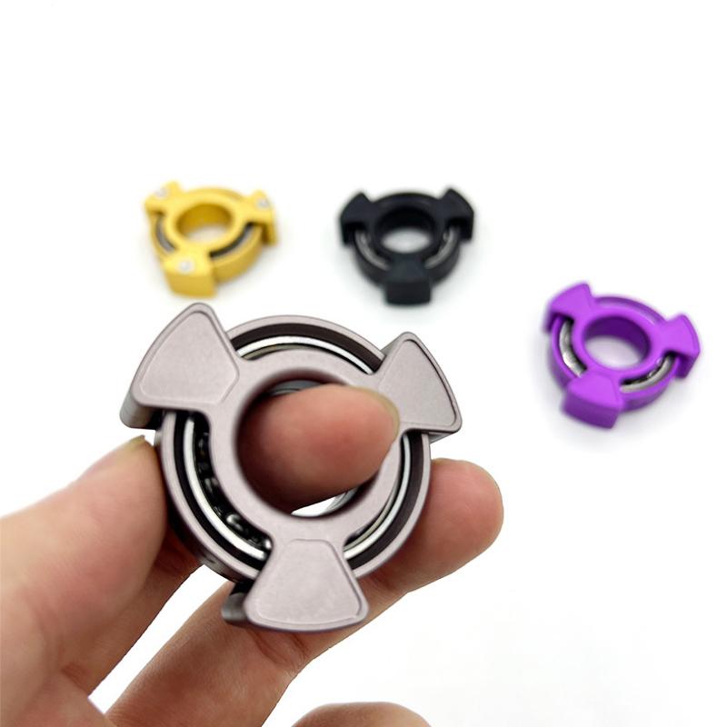 Fidget Spinner Rotating Roller Ring EDC Metal Relieve Stress Reducing Toys Antistresse Spinning Top Gyroscope Desk Gadgets